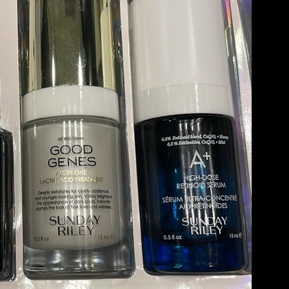 BRAND NEW SUNDAY RILEY ALL ABOUT ACNE! INCLUDES ONLY LACTIC ACID & RETINOL SERUM - Picture 2 of 11